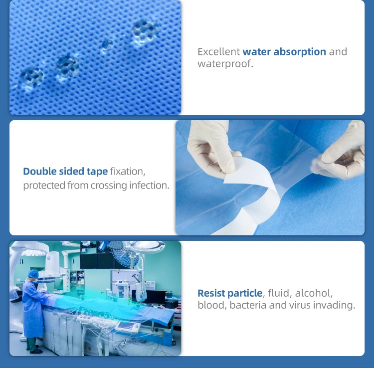 Adhesive Surgical Drape Sterile Orthopedic Extremity Drapes Pack Hand Foot Universal Drape